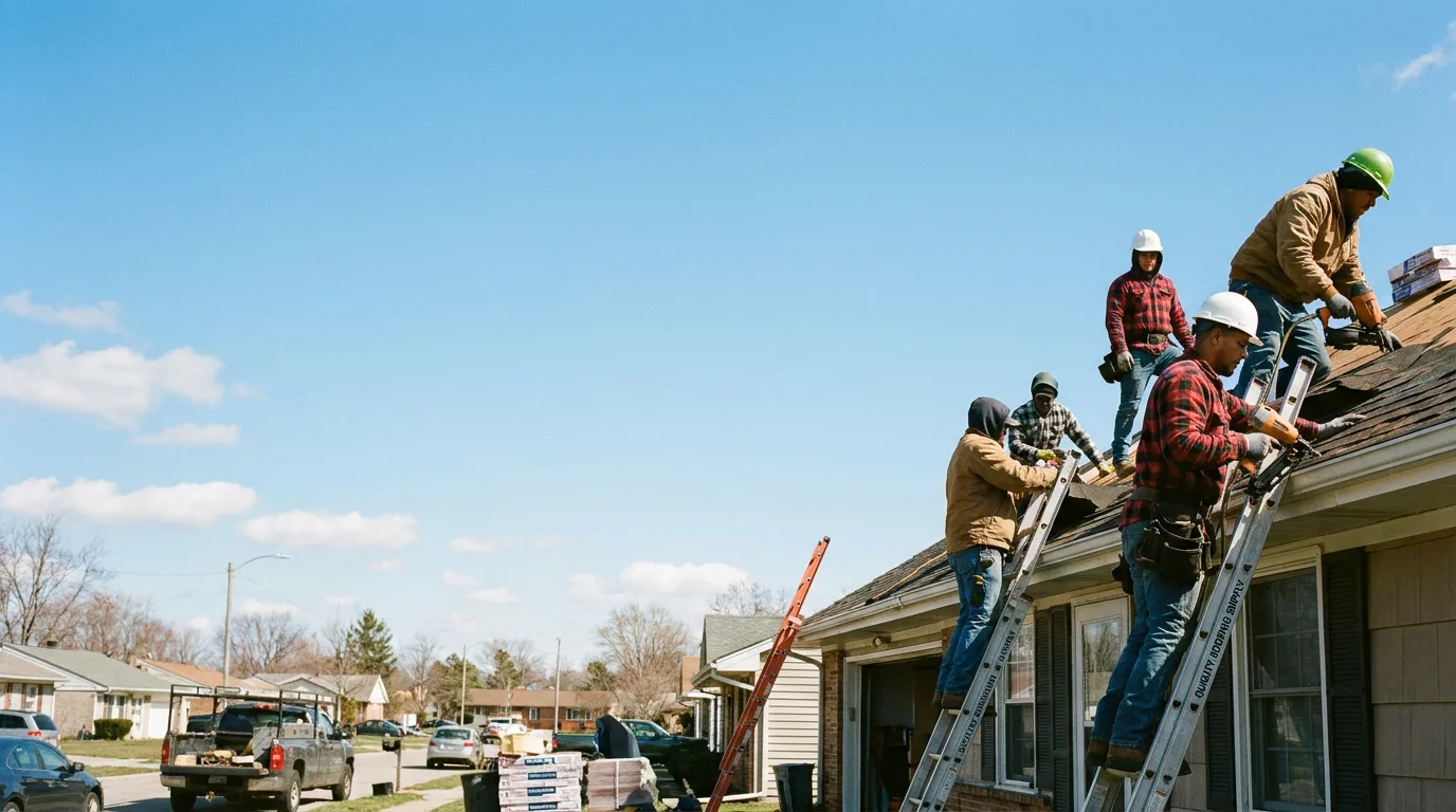 Roofing in Scroggins, TX near me